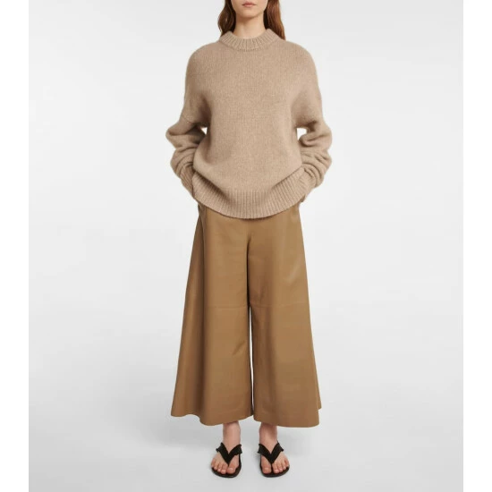 The Row Jacobo Leather Culottes