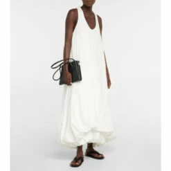 The Row Capi Cotton Voile Maxi Dress