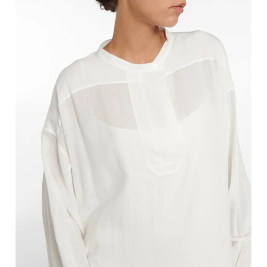 The Row Lanai Voile Maxi Dress - Image 3