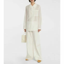 The Row Somik Cotton And Silk Voile Shirt