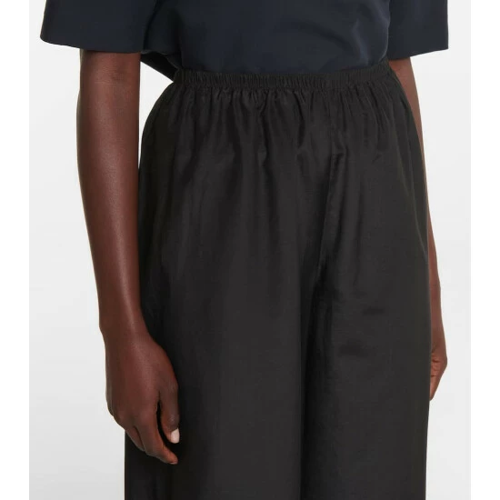 The Row Andres Satin Wide-leg Pants - Image 3