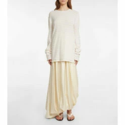 The Row Hana Silk Twill Balloon Skirt