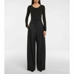 The Row Fenna Silk-blend Bodysuit