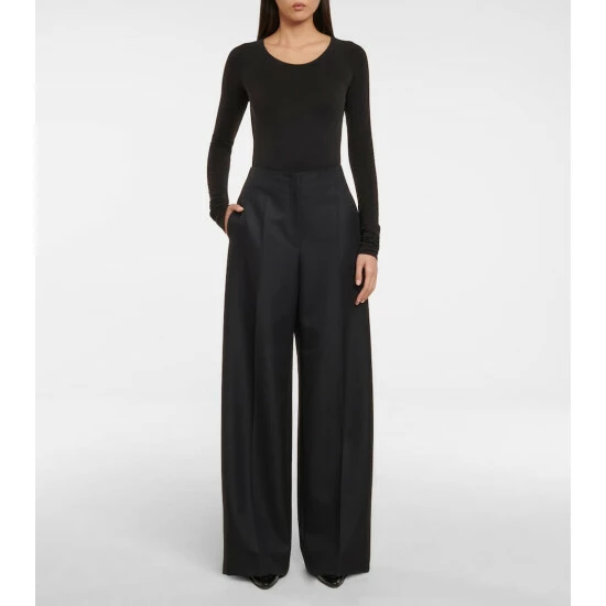 The Row Fenna Silk-blend Bodysuit