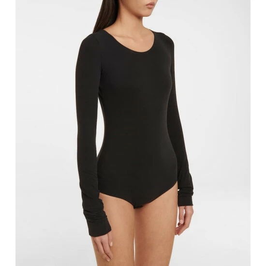 The Row Fenna Silk-blend Bodysuit - Image 2