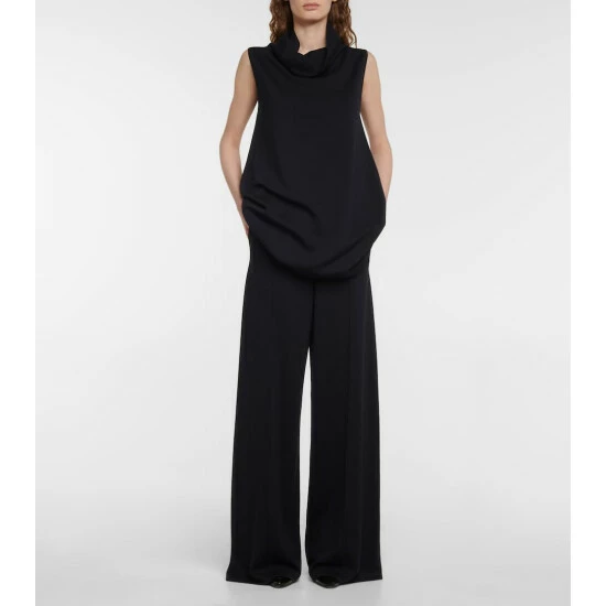 The Row Gretel Silk Wide-leg Pants