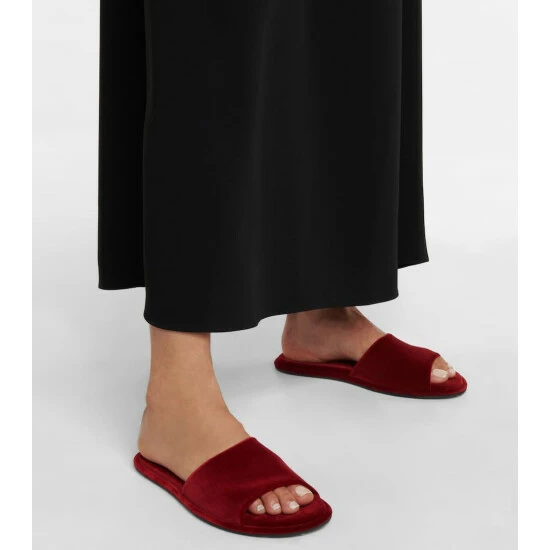 The Row Canal Velvet Slides - Image 3