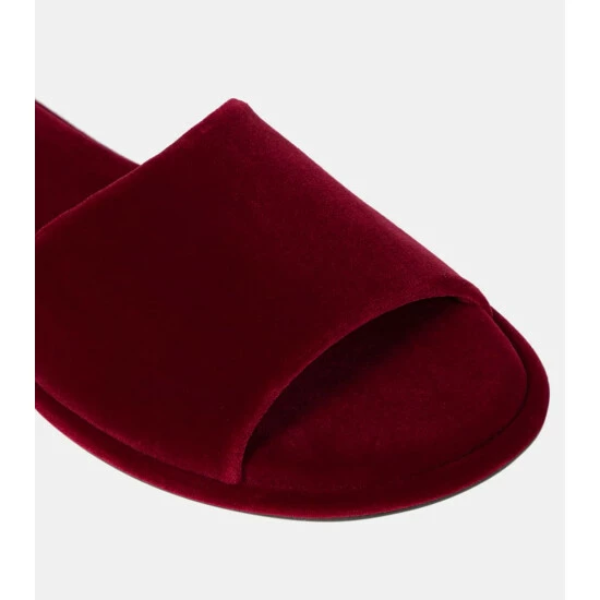 The Row Canal Velvet Slides - Image 5