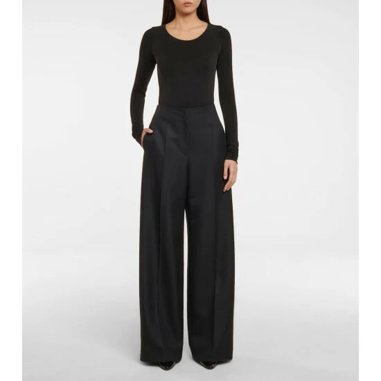 The Row Lazco Scuba Wide-leg Pants