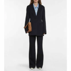 The Row Vasco Mid-rise Wool-blend Pants