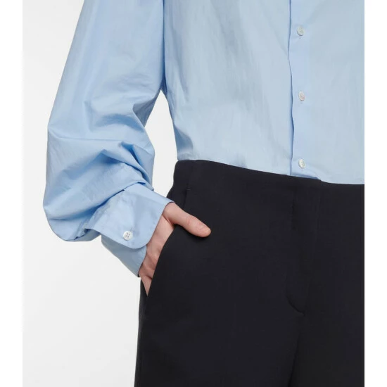 The Row Vasco Mid-rise Wool-blend Pants - Image 3