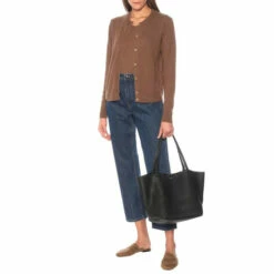 The Row Park Medium Leather Shopper