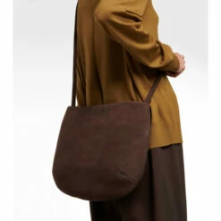 The Row Romy Suede Crossbody Bag