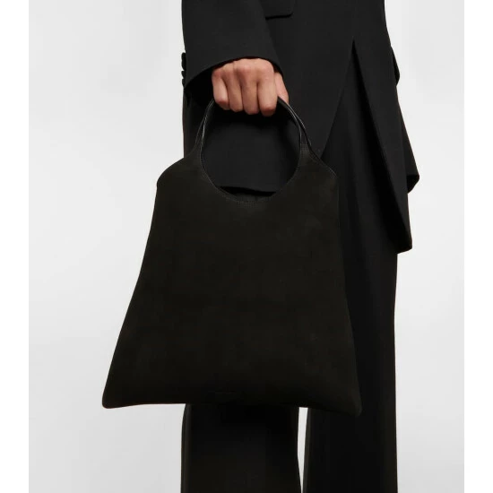 The Row Iris Small Suede Tote Bag