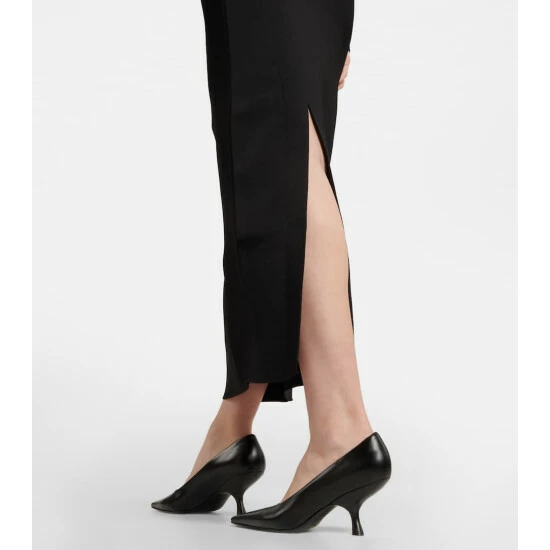 The Row Teresina Off-the-shoulder Jersey Midi Dress - Image 5