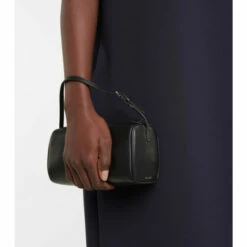 The Row '90s Baguette Leather Shoulder Bag