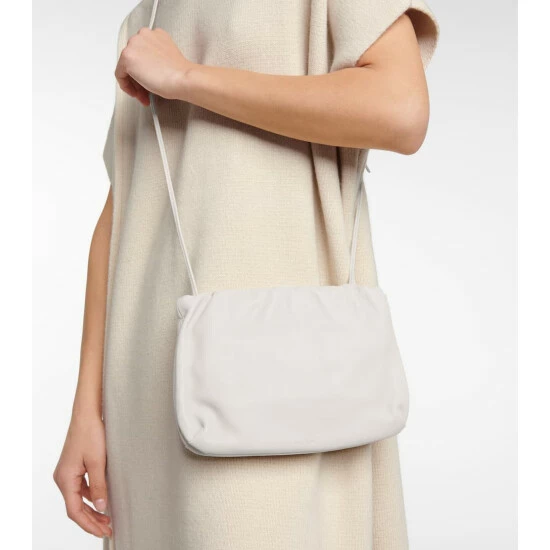 The Row Bourse Leather Clutch