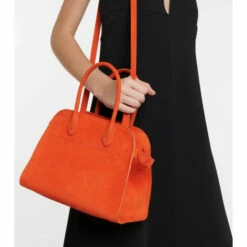 The Row Margaux 10 Suede Tote Bag