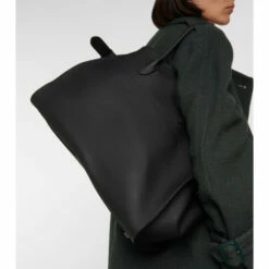 The Row Margaux 17 Leather Tote