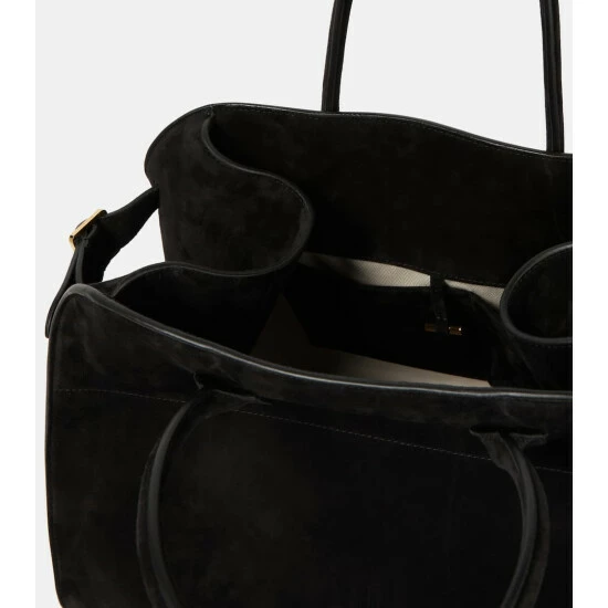 The Row Margaux 15 Suede Tote - Image 2