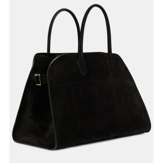 The Row Margaux 15 Suede Tote - Image 3
