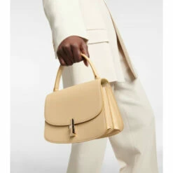 The Row Sofia Leather Shoulder Bag