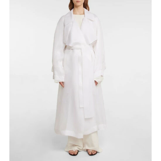 The Row Lau Oversized Silk Coat