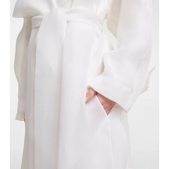 The Row Lau Oversized Silk Coat - Image 4