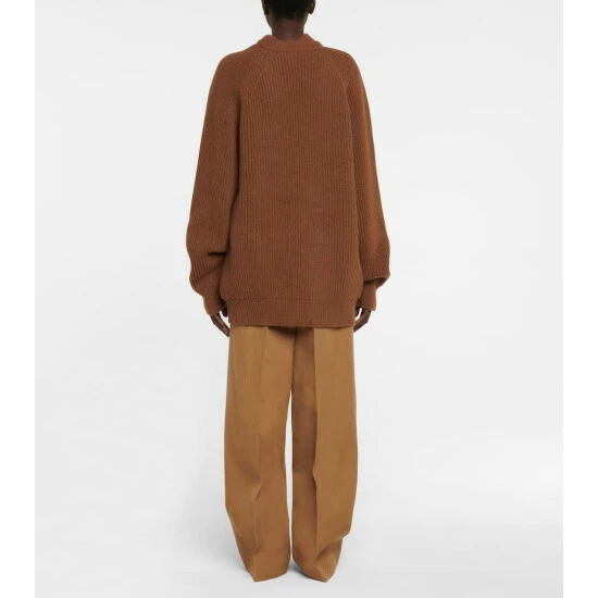 The Row Novara Wool And Cashmere Cardigan - Image 2