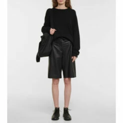 The Row Town Lace Up Leather Ankle Boots