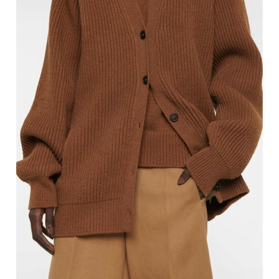 The Row Novara Wool And Cashmere Cardigan - Image 4