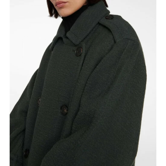 The Row Beyza Double-breasted Wool-blend Coat - Image 3