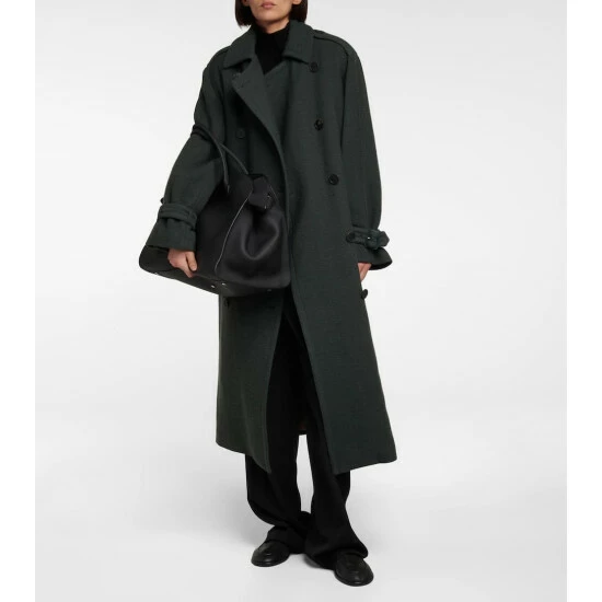 The Row Beyza Double-breasted Wool-blend Coat - Image 5