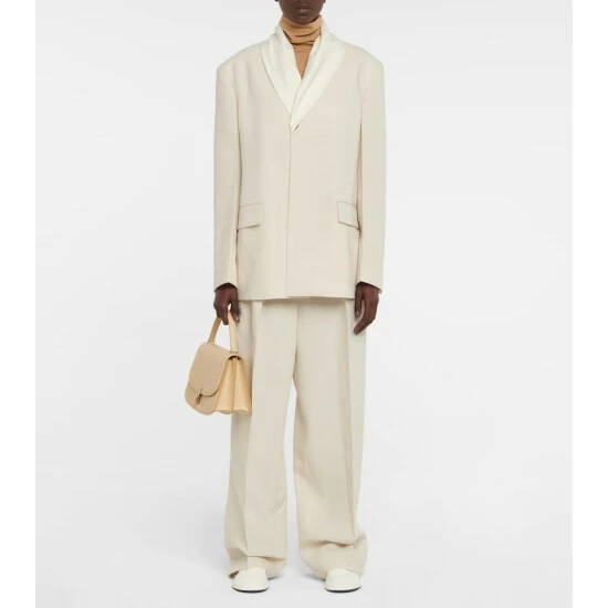 The Row Marcelina Virgin Wool And Silk Pants