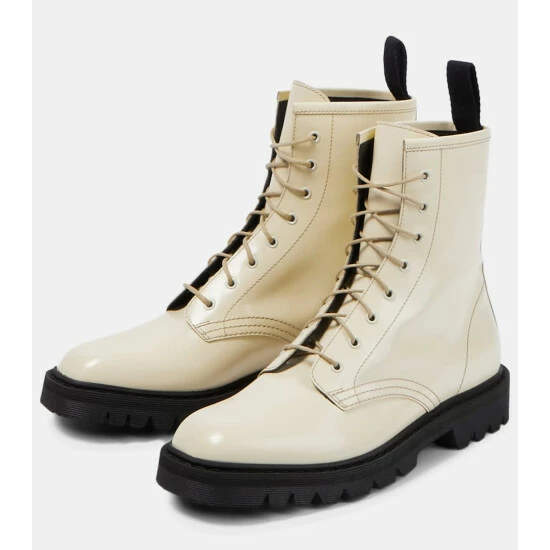 The Row Ranger Leather Ankle Boots - Image 4