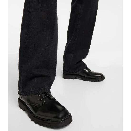 The Row Ranger Patent Leather Ankle Boots - Image 3