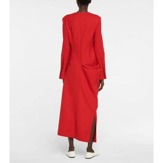 The Row Lucienne Wool-blend Midi Dress - Image 2