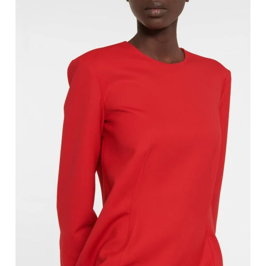 The Row Lucienne Wool-blend Midi Dress - Image 3