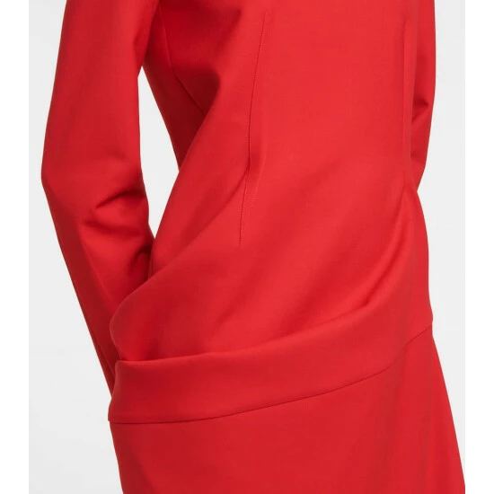 The Row Lucienne Wool-blend Midi Dress - Image 4