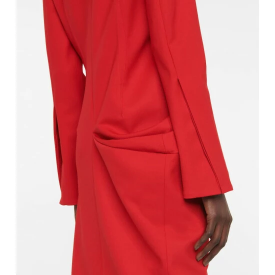 The Row Lucienne Wool-blend Midi Dress - Image 5