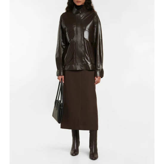 The Row Spencer Leather Ankle Boots