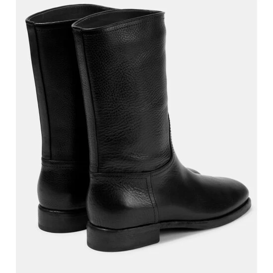 The Row Ranger Leather Ankle Boots - Image 2