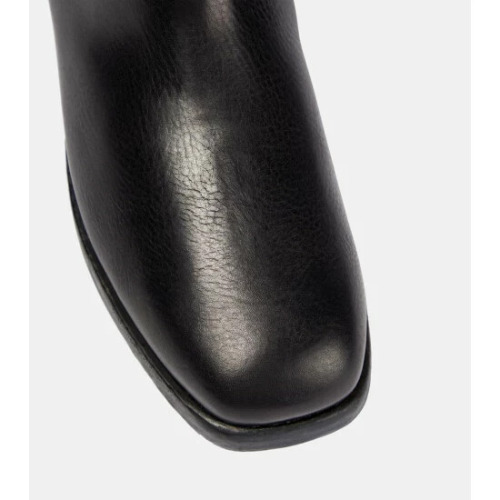 The Row Ranger Leather Ankle Boots - Image 5