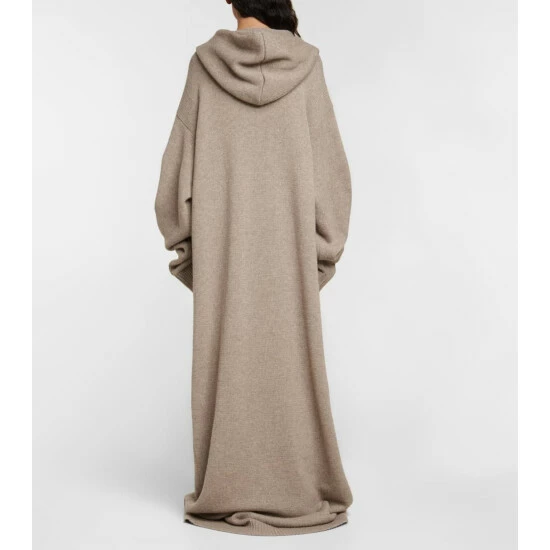 The Row Leva Cashmere Hooded Maxi Dress - Image 2