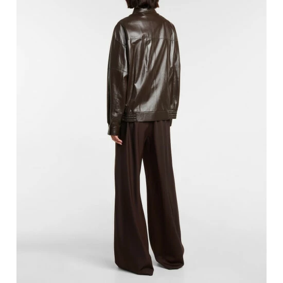 The Row Efren Leather Jacket - Image 2