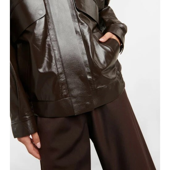 The Row Efren Leather Jacket - Image 4