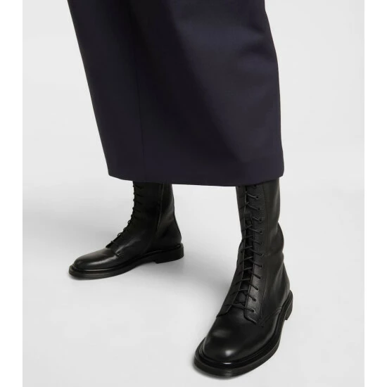 The Row Ranger Lace-up Leather Boots - Image 3