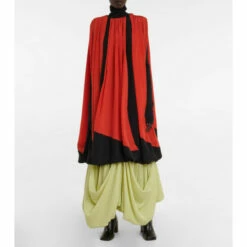 The Row Althea Silk Tunic Top