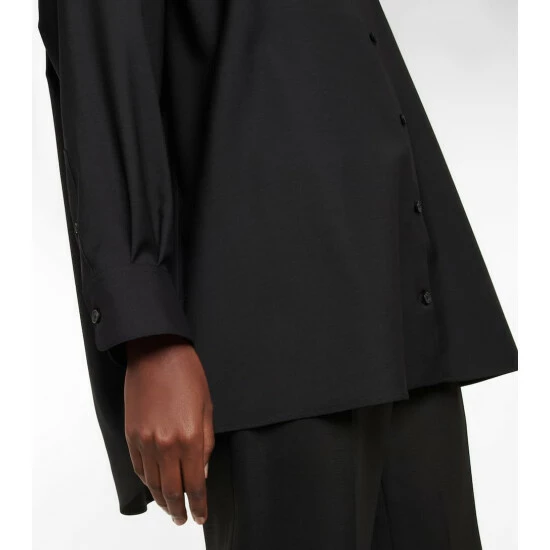 The Row Luka Wool And Mohair Shirt - Image 4