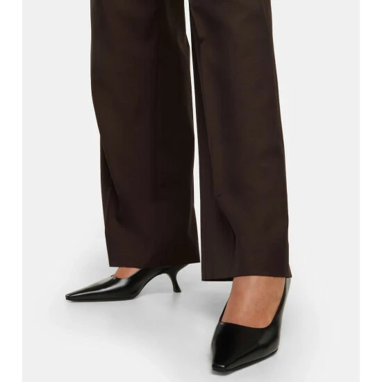 The Row Kitten Leather Pumps - Image 3